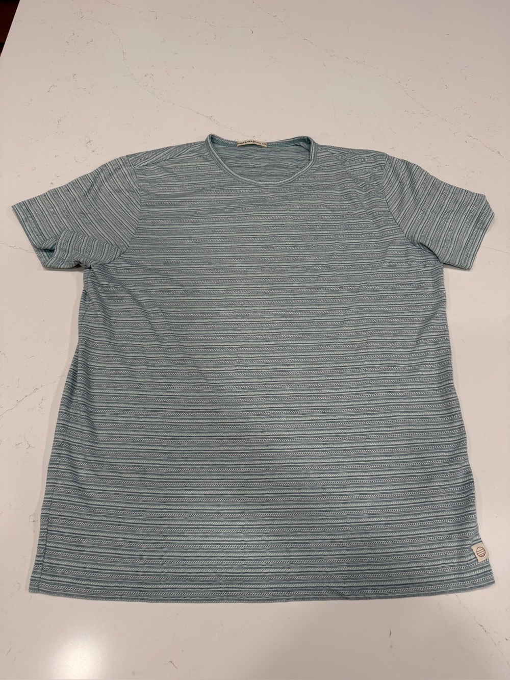 Marine Layer Men's Signature Jacquard Tee - L/XL